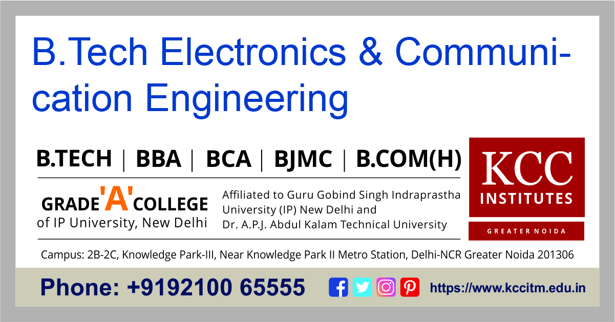 B.Tech Electronics & Communication Engineering