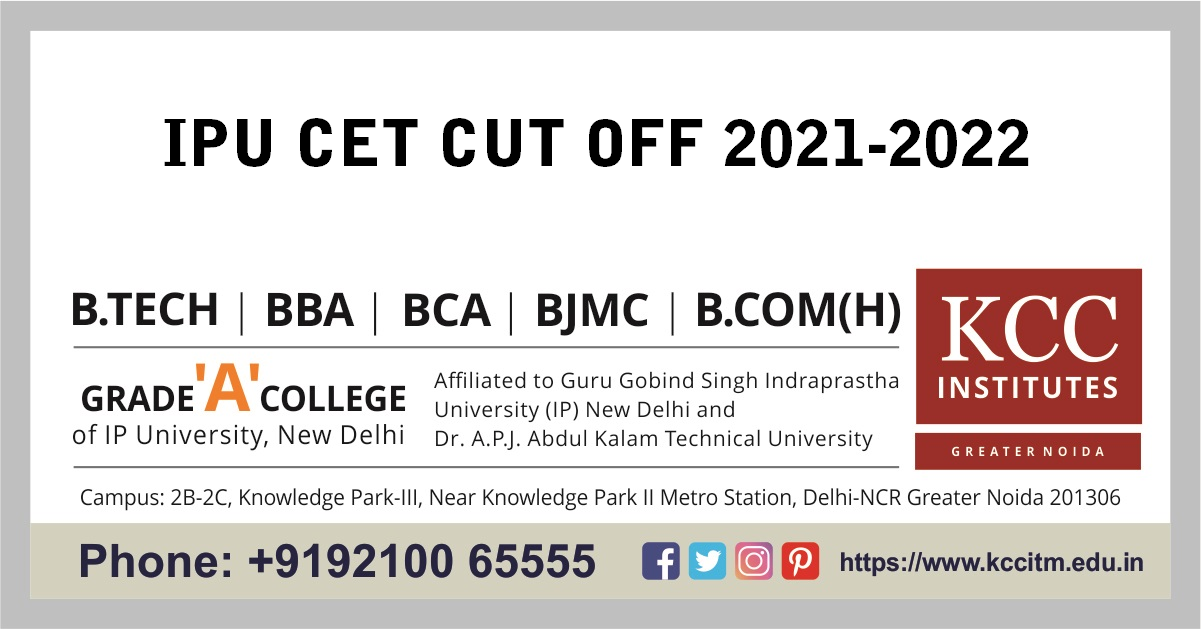 IPU CET CUT OFF 2021-2022